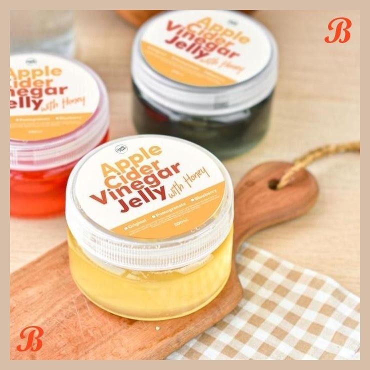 

| HOF | APPLE CIDER VINEGAR JELLY WITH HONEY ( JELLY CUKA APEL DENGAN MADU )