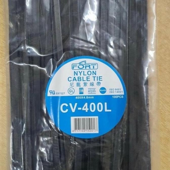 

Kabel Ties 40Cm 400X4.8 Isi 100Pcs Warna : Hitam/Putih Kualitas Premium
