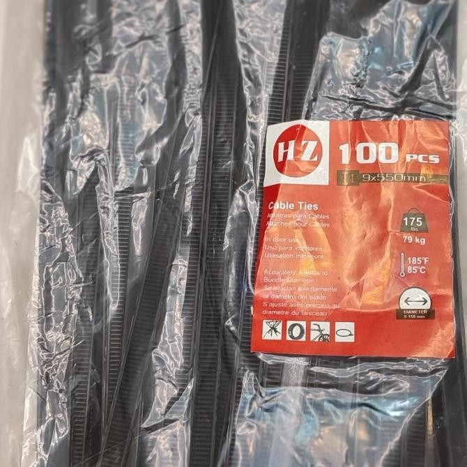 

Hz-550 - Kabel Ties Ukuran 550 X 9 Mm - Hua Zheng Kualitas Premium