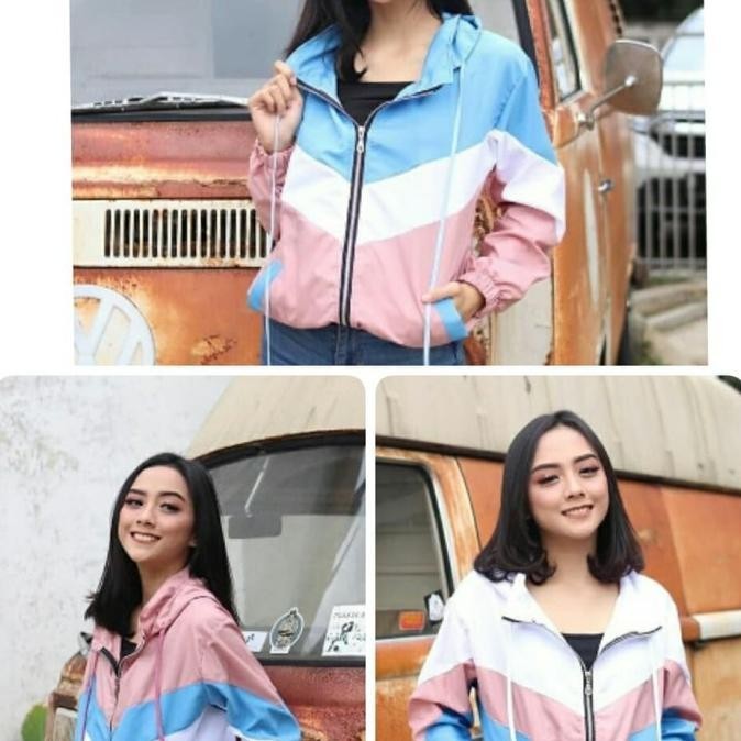 Hot Sale - candy jaket parasut warna warni wanita/jaket parasit parasut tipis ,,