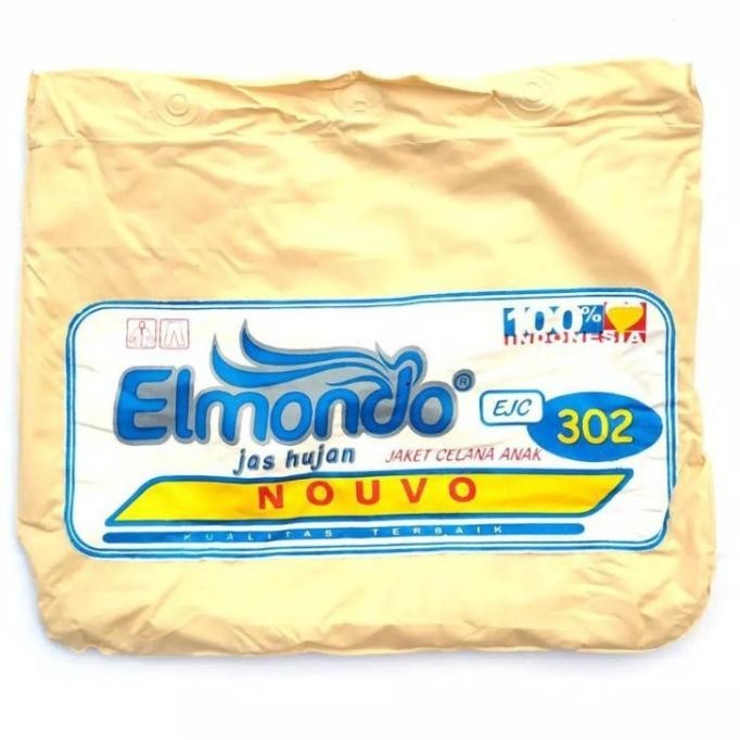 Flash Sale - Jas Hujan Anak Setelan Nouvo Elmondo 302 Mantel Anak Stelan - Orange