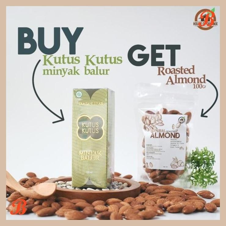 

| HOF | BUY KUTUS - KUTUS GET ROASTED ALMOND 100 GR