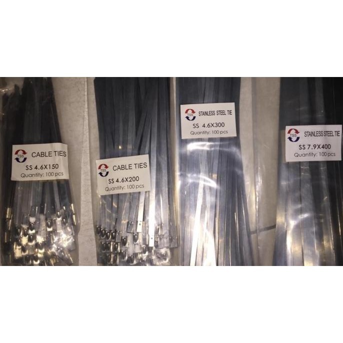 

Kabel Ties Stainless 300 X 4.6 /Cable Ties Stainless Steel 30Cm Kualitas Premium