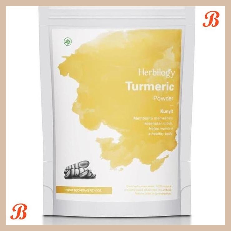 

| HOF | HERBILOGY TURMERIC EXTRACT POWDER ( KUNYIT ) - 100 GR