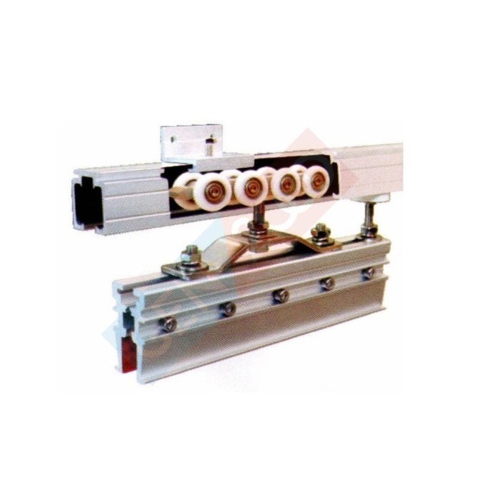 Terlaris Glass Sliding Set Dekkson SGD L6 8922-57 Rel Pintu Sliding Kaca Set