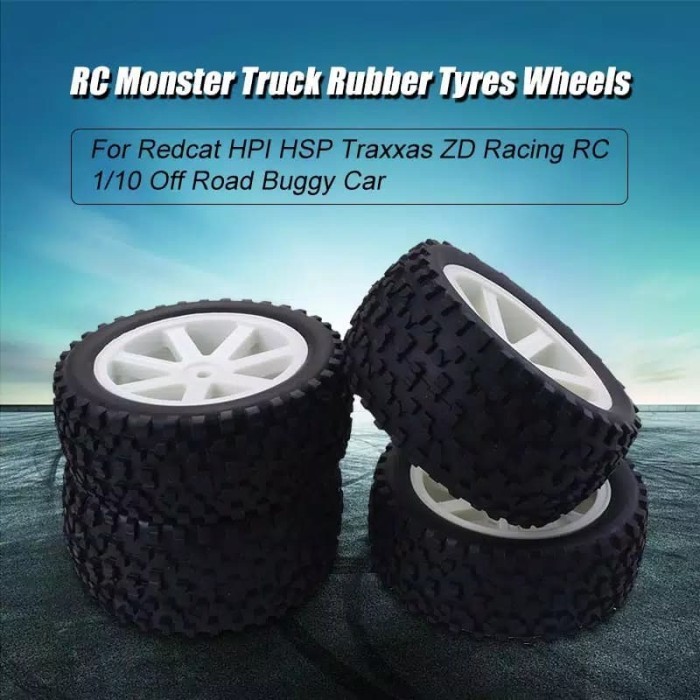 S18 ban RC buggy offroad Tires 1:10 hex 12mm