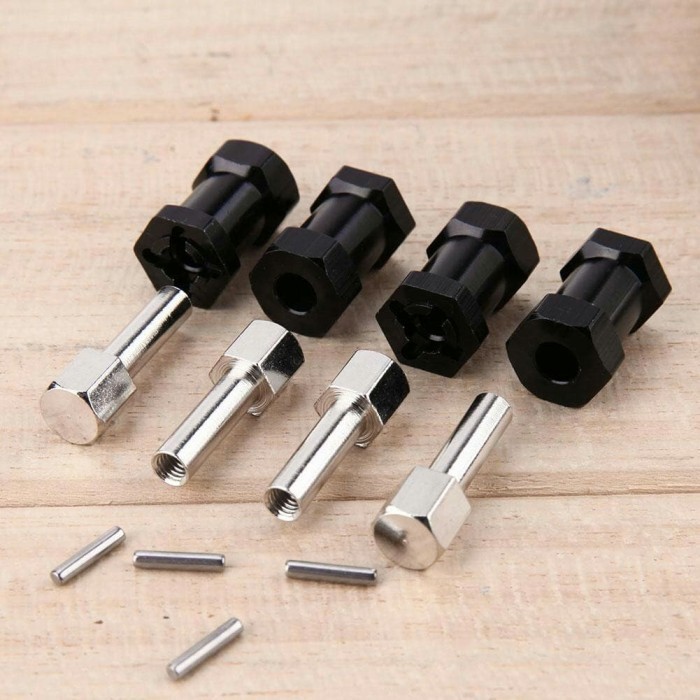 RC car 12mm wheel Hex Extension 20mm widener untuk roda/ban 1/10 1/12