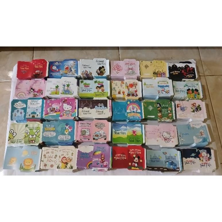 

Terlaris Amplop Lebaran Size Kecil 1000Lembar Free Plastik Kemas Promo