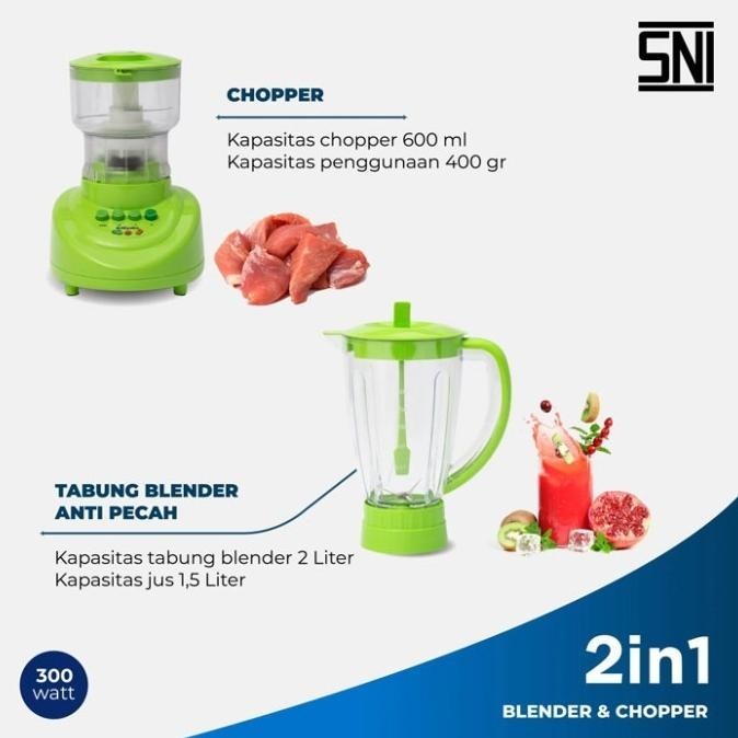 Produk Terlaris Blender Chopper Miyako Ch-501 Pf/Ap | Food Processor Neng_Chong