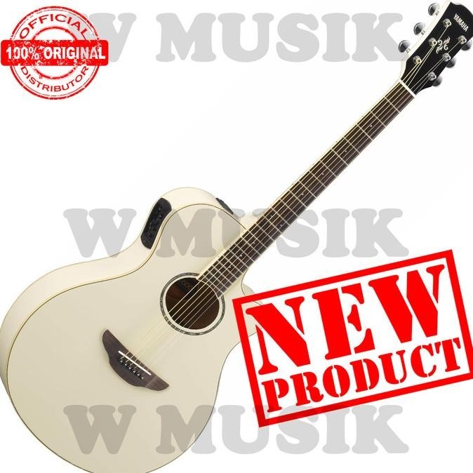 Yamaha Gitar Apx 600/ Apx600/ Apx-600 - Vintage White