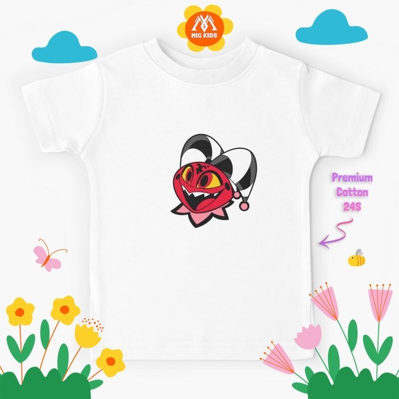 Baju Kaos Anak Hazbin Hotel Merch Fizzarolli 340