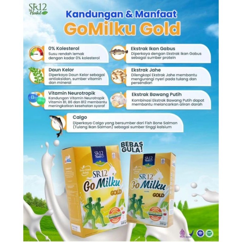 

SUSU GOMILKU GOLD SR12 600GRAM