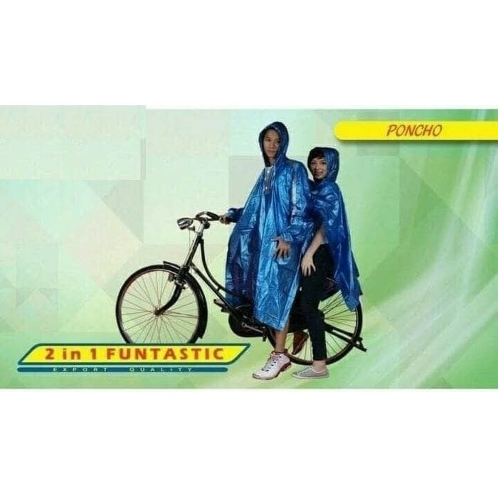 Jas Hujan Ponco Lengan 2 Kepala Batman Funtastic Elmondo 708