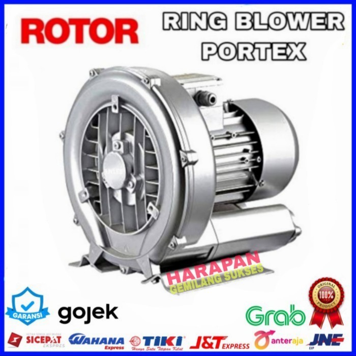 Ring Blower Rotor HB-370 Blower Tambak udang 220V 1 Phase