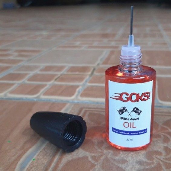 GOKS OIL - MINI 4WD BREAK IN OIL - PELUMAS DINAMO, BEARING TAMIYA