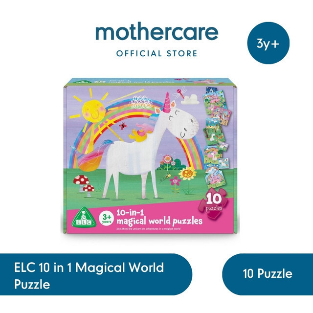 ELC 10 in 1 Unicorn Puzzle - Mainan Edukasi Anak
