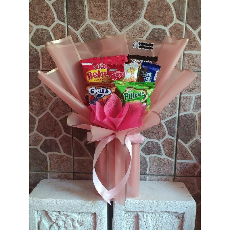 

G9A BUKET SNACK WISUDA BUCKET JAJAN SEMPRO BUNGA ULANG TAHUN ANNIVERSARY VALENTINE HADIAH MURAH OMV