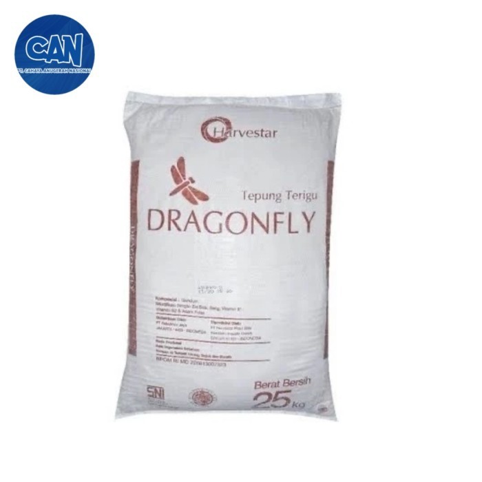 

Bettifer Dragonfly Tepung Terigu 25 Kg / 1 Sak Gojek Only
