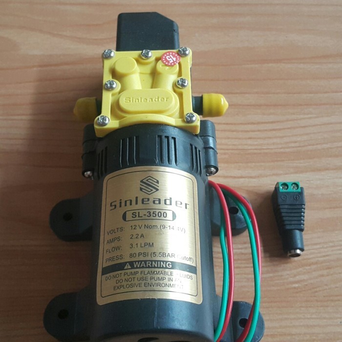 pompa air dc 12v sinleader