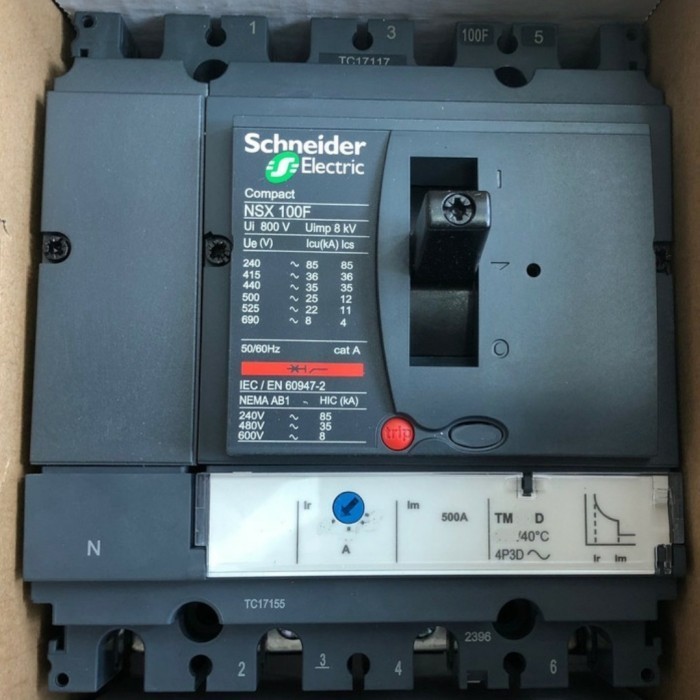 MCCB NSX100F 4P 100A SCHNEIDER LV429640