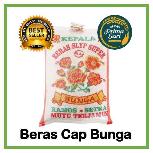 

Beras Cap Bunga 5Lt / 5Kg / 10Kg / 20Kg