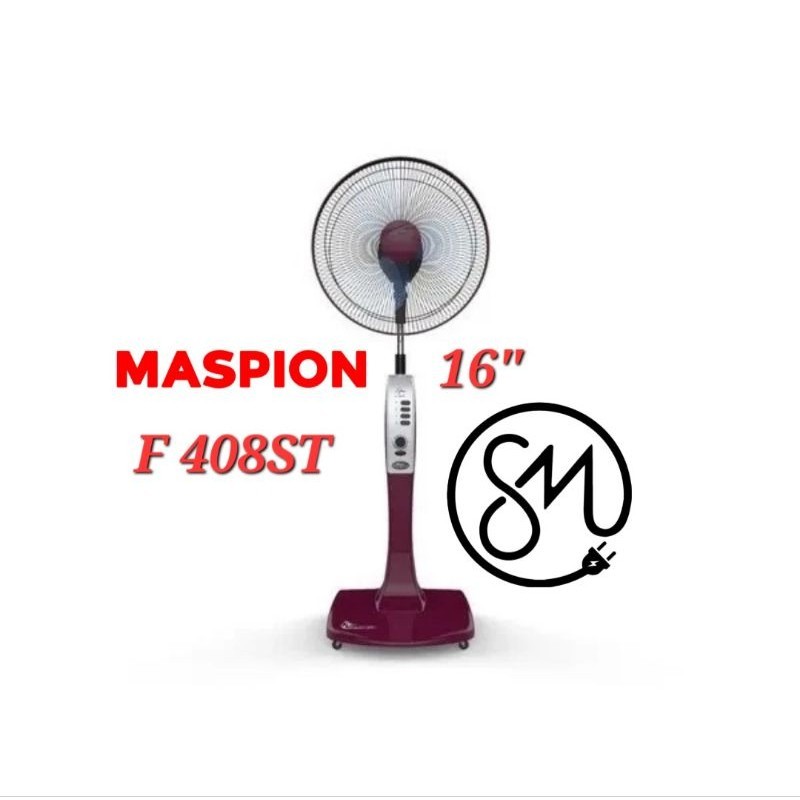 Kipas Angin Maspion F-408ST 16 inch Stand fan F408ST F 408 ST