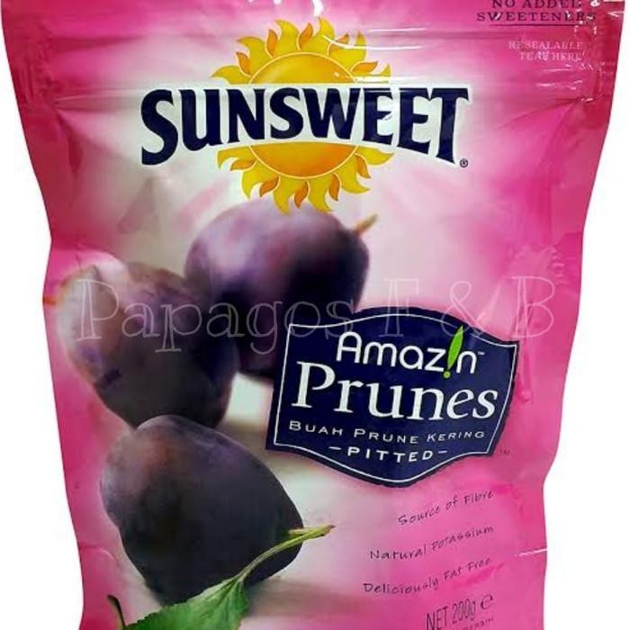 

TERBAIK! BUAH PLUM KERING / SUNSWEET PRUNES 200 GR / GRAM