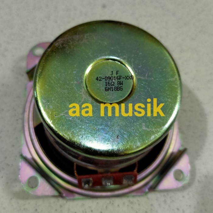 Speaker Component 31/2 Inch Baut Tekuk 16 Ohm 8 Watt