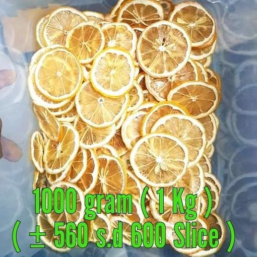 

TERBAIK! PTR DRIED LEMON SLICE : BUAH LEMON IRIS KERING (500G) TERBAIK