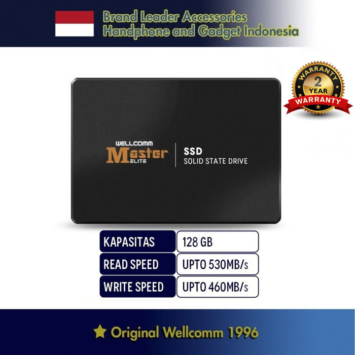 Wellcomm Elite Ssd 128 Gb Sata Iii 2.5" / Ssd Murah / Ssd 128Gb Caddy