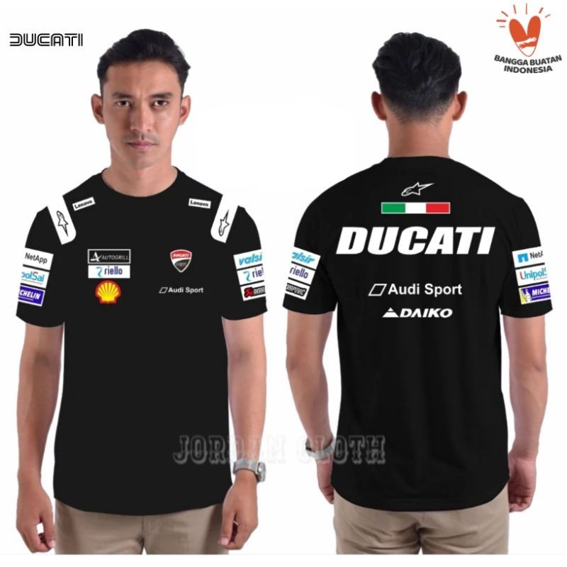 Tshirt Baju Kaos Ducati Corse Team Racing