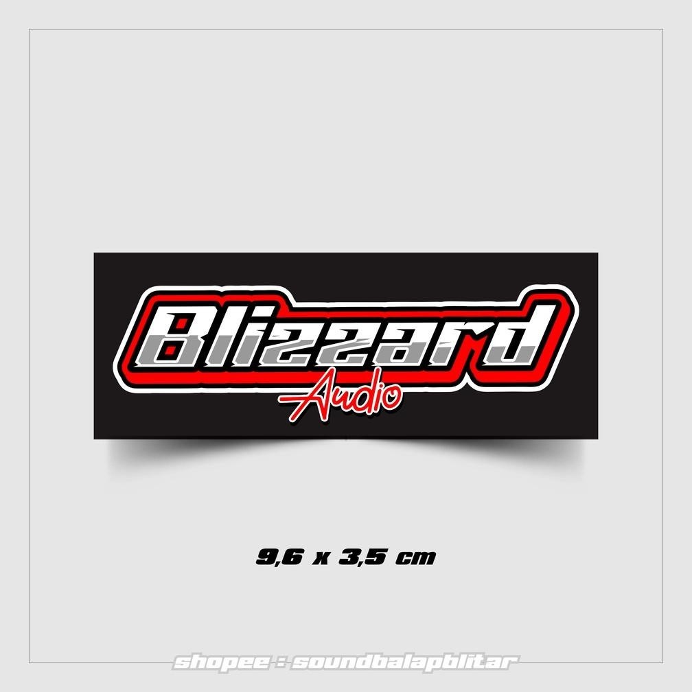 

sinsi.seller Stiker Blizzard Audio Sound System Vynil Anti Air Bijian Unofficial ||