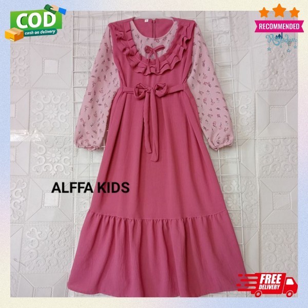 Stelan Ansk Gamiss Bju Idhul Fitri Gsmis Lebaran Bajugamis Anak2 Perempuan Umur 11 12 Tahun 2024 Gam