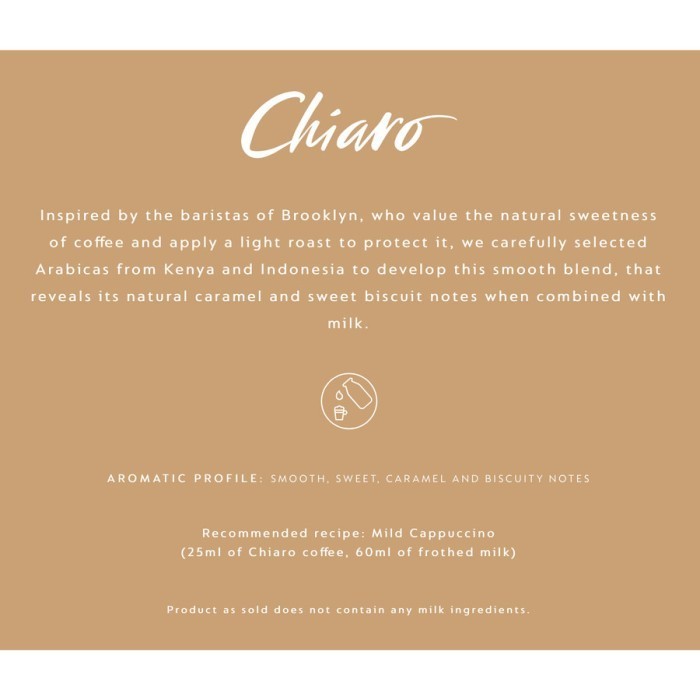 

Nespresso Barista Creations Chiaro Coffee Capsules