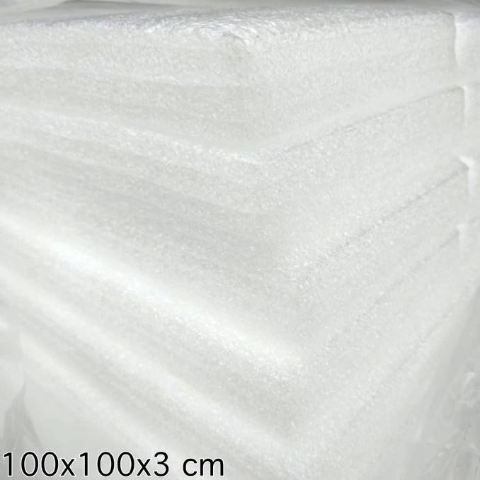 

Busa Packing Kemasan 3Cm Pe Foam / Polybonding / Polyfoam 100X100X3 Cm