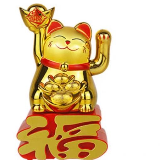 

Best Sales Pajangan Kucing Fu Tangan Goyang Kucing Maneki Neko Jepang Fuk Hoki Limited Edition