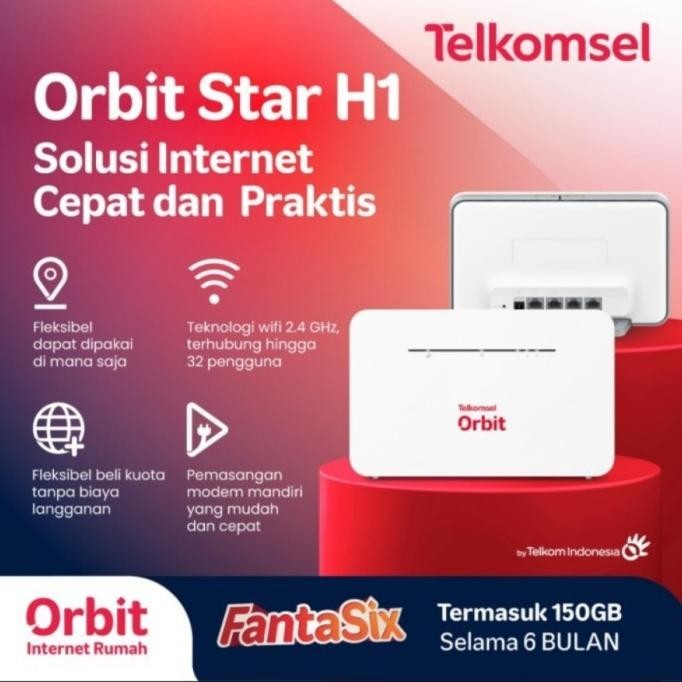 BARANG TERLARIS Router Modem WiFi Huawei B311- B311B Telkomsel Orbit Star H1 - Garansi