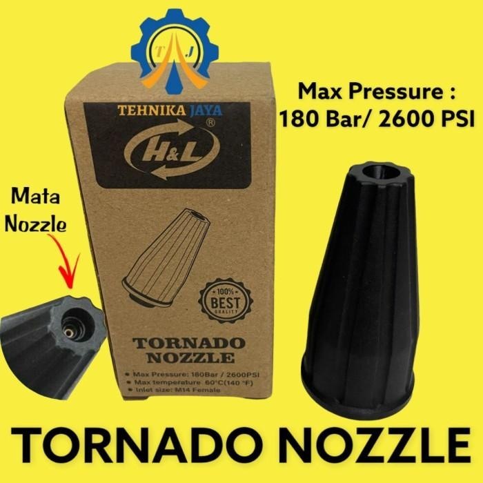 Turbo Nozzle / Nozzle Tornado H&L + NEPEL Lakoni Berkualitas