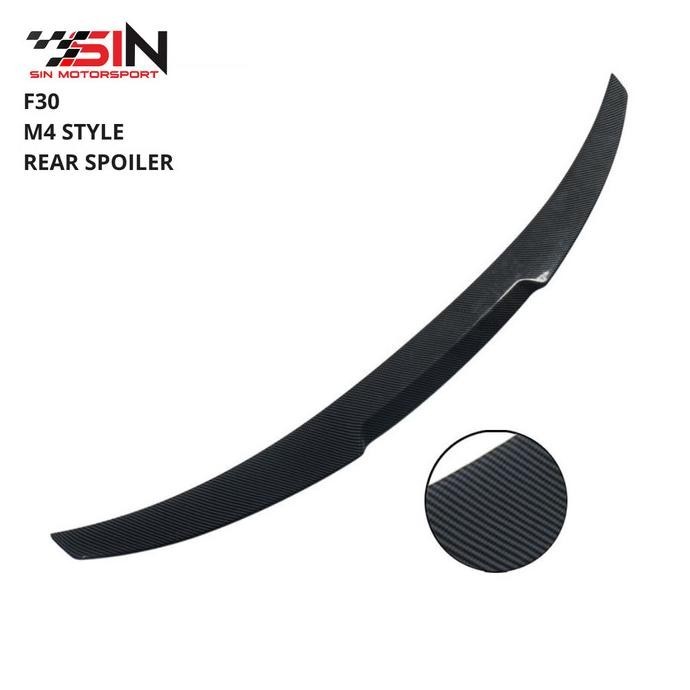 Masih Spoiler Bmw F30 3 Series / Ducktail Bmw F30 Carbon M4 Style