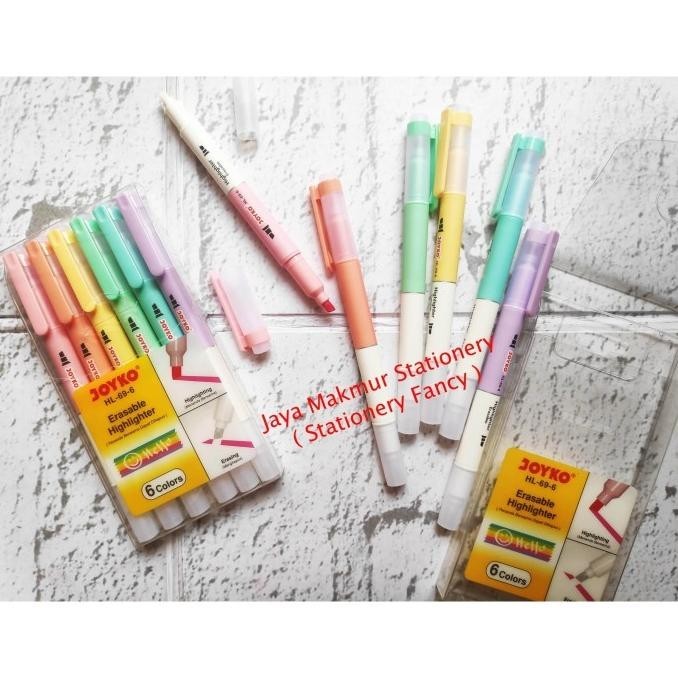 

Hot - Highlighter Erasable Joyko HL-69-6 ( dapat dihapus) ,,