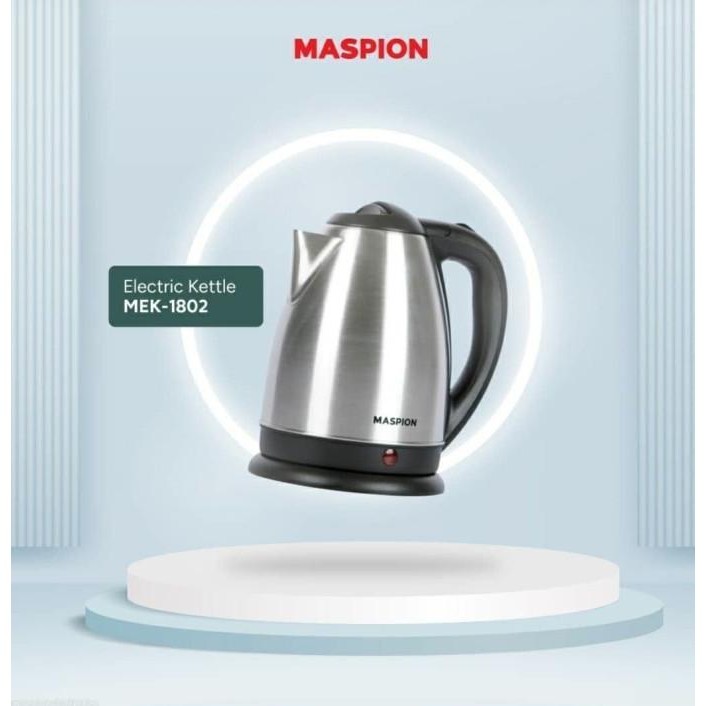 New Electric Kettle / Teko Listrik Maspion Mek-1802 Ks / Mek1802Ks Terbaik