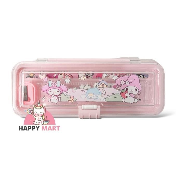 

Special - kotak pensil set KLIP motif sanrio kuromi / melody / cinnamoroll - Kuromi !