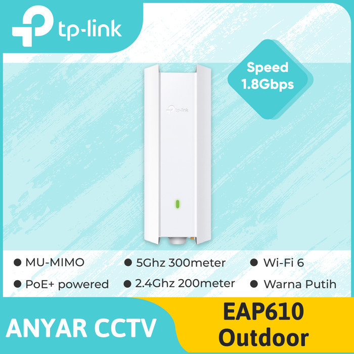 TP-Link EAP610 Outdoor AX1800 Indoor Outdoor WiFi6 Access Point eap610