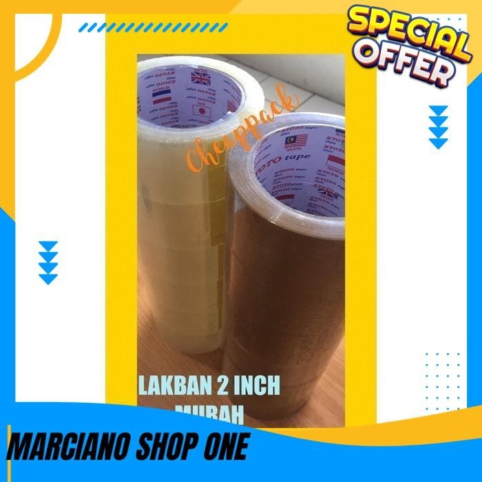 

LAKBAN BENING COKLAT - 90 YARD 2" INCH 48MM KYOTO MURAH SETARA DAIMARU HIGHT CLASS PRODUK !!