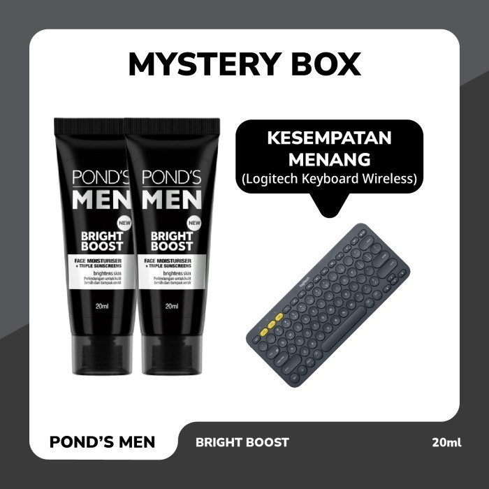 [KESEMPATAN MENANG] PONDS MEN BRIGHT BOOST FACE MOISTURIZER 20ML