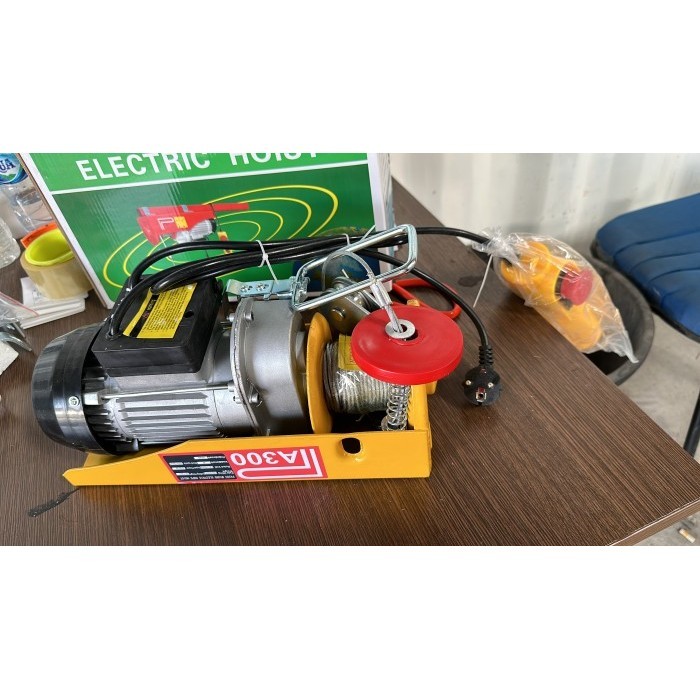 Mini Electric Hoist Wire 300Kg Hoist Katrol Pa 300