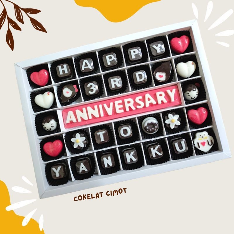 

ZGQ COKELAT CUSTOM KADO ULANG TAHUN/KADO ANNIVERSARY/KADO WISUDA DLL KO K49