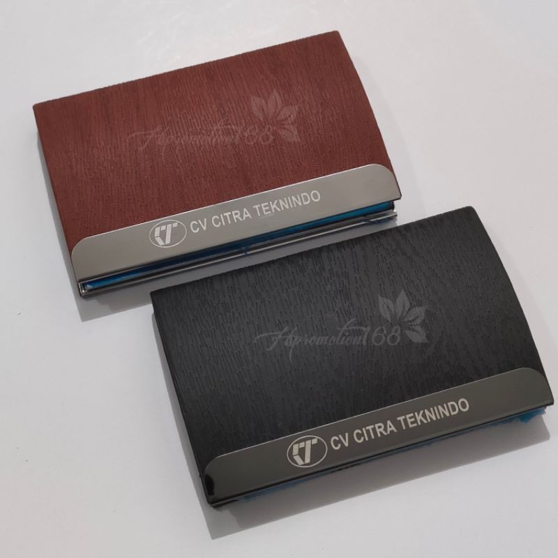WXL CUSTOM TEMPAT KARTU NAMA HS-15 GD DOMPET KARTU KREDIT, ATM, KTP, ID CARD NAME CARD HOLDER