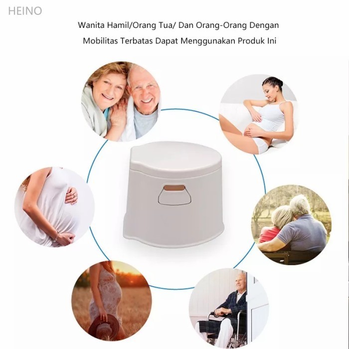 Toilet Duduk Portable Dewasa Lansia Ibu Hamil