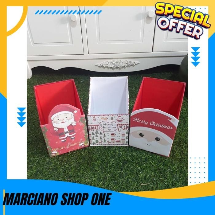 

CHRISTMAST GIFT STORAGE / NATAL EDISI / BLESSING SYUKURAN SOUVENIR / WHITE TREE KOTAK HADIAH GOODIE PRODUK BEST PRODUK !!